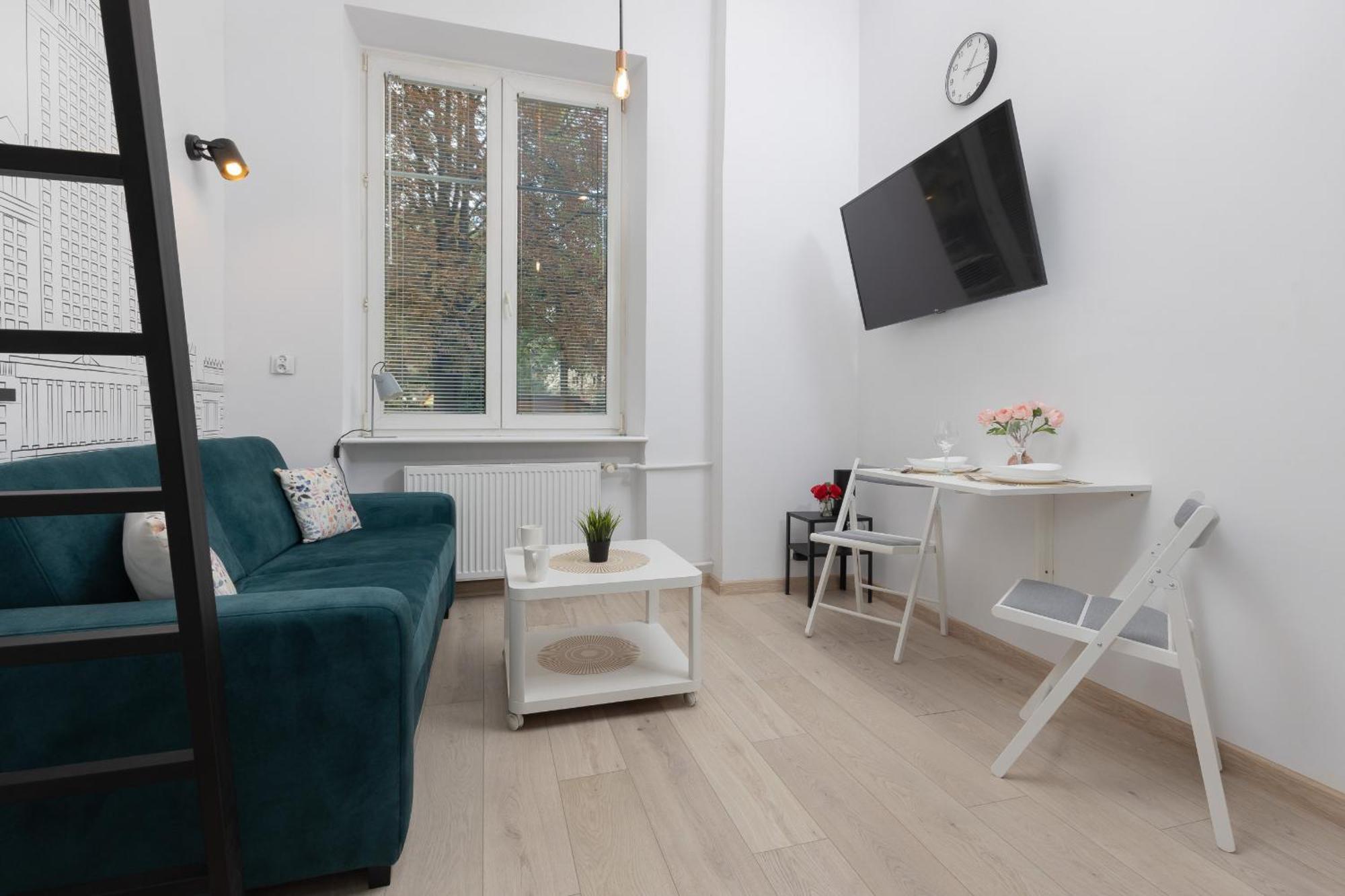 Aleja Wyzwolenia Studio with Mezzanine Warsaw Downtown by Noclegi Renters ภายนอก รูปภาพ